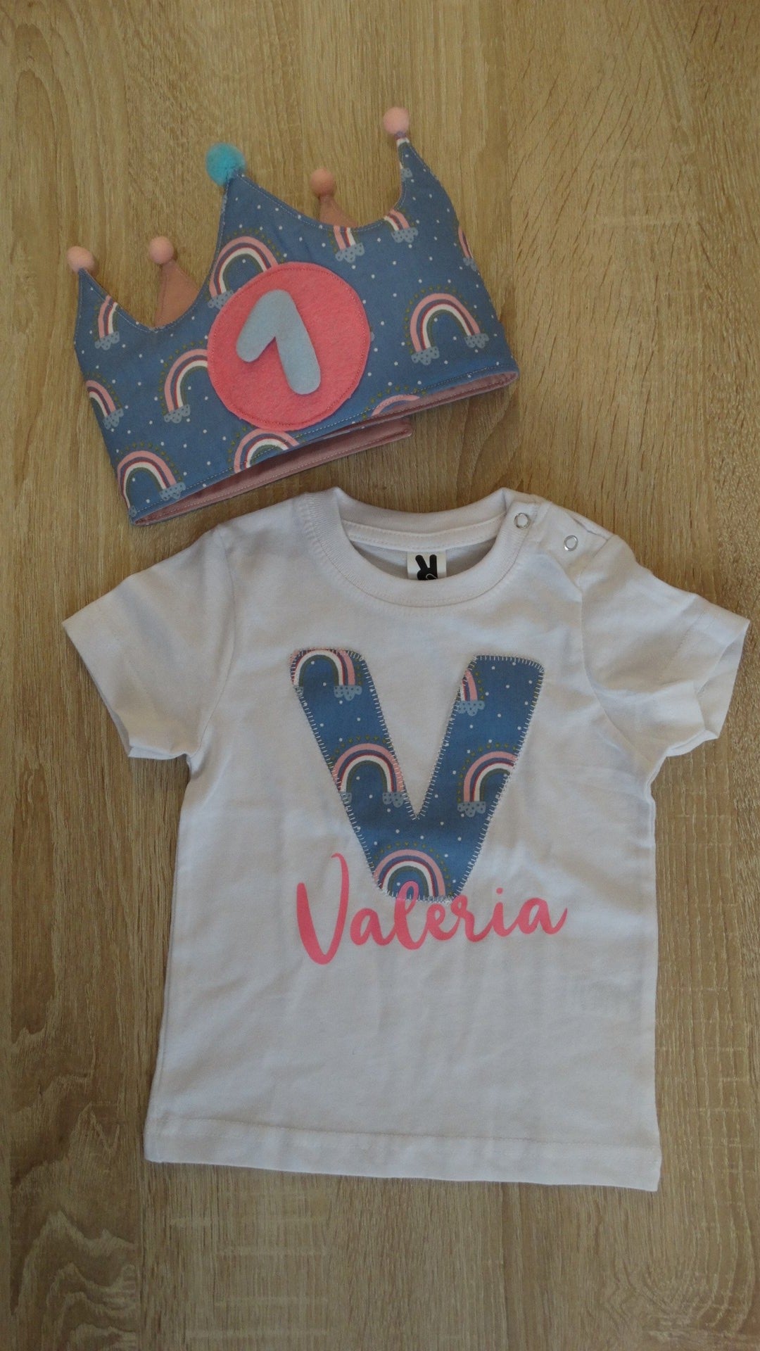 Pack cumpleaños Camiseta y corona infantil