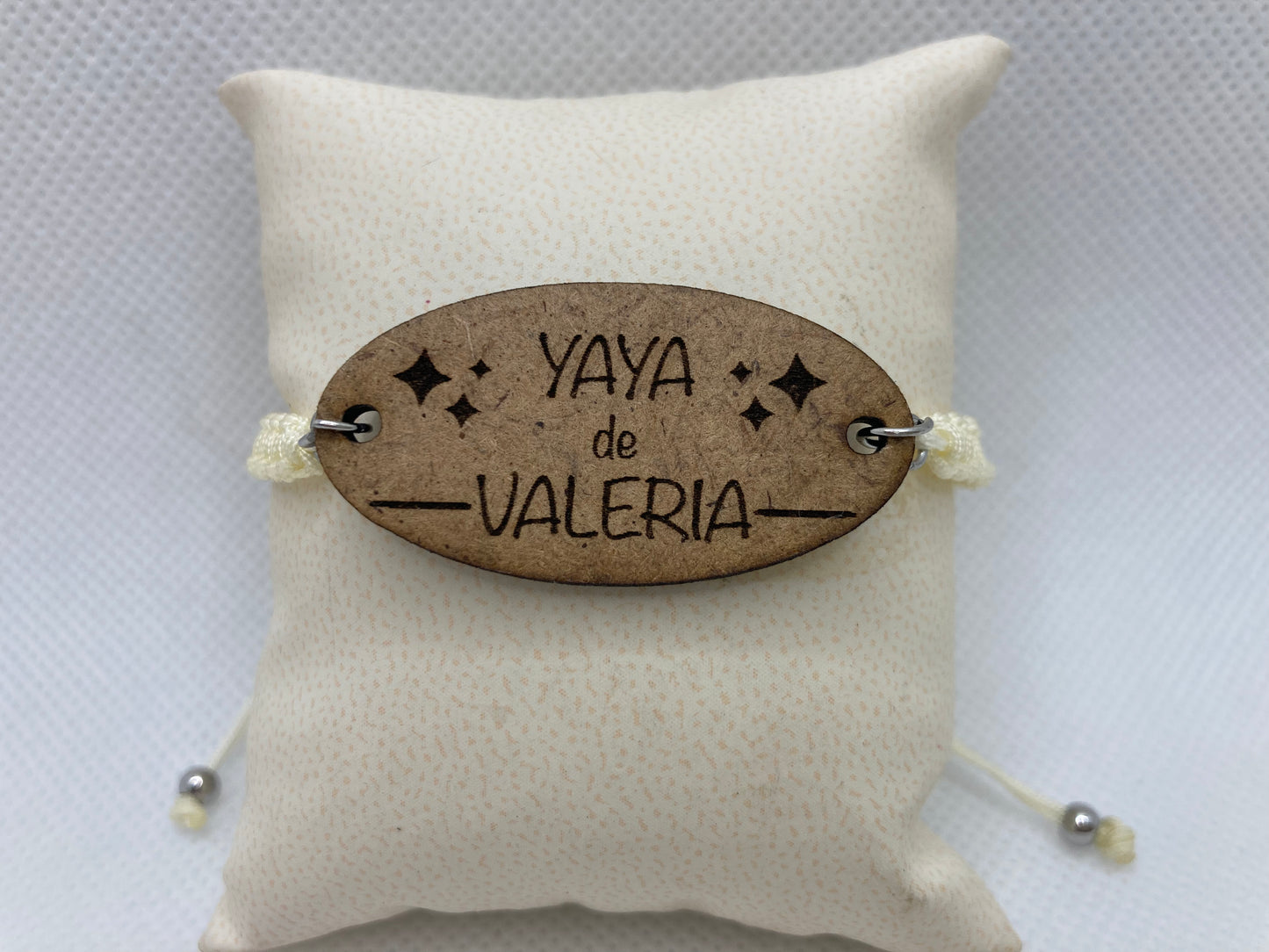 Pulsera Abuela madera